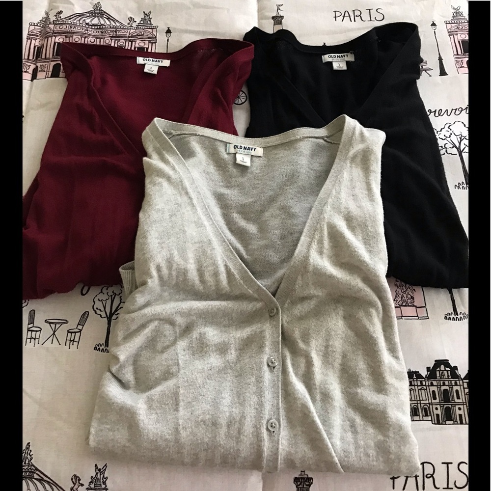 Old Navy V Neck Cardigans.
